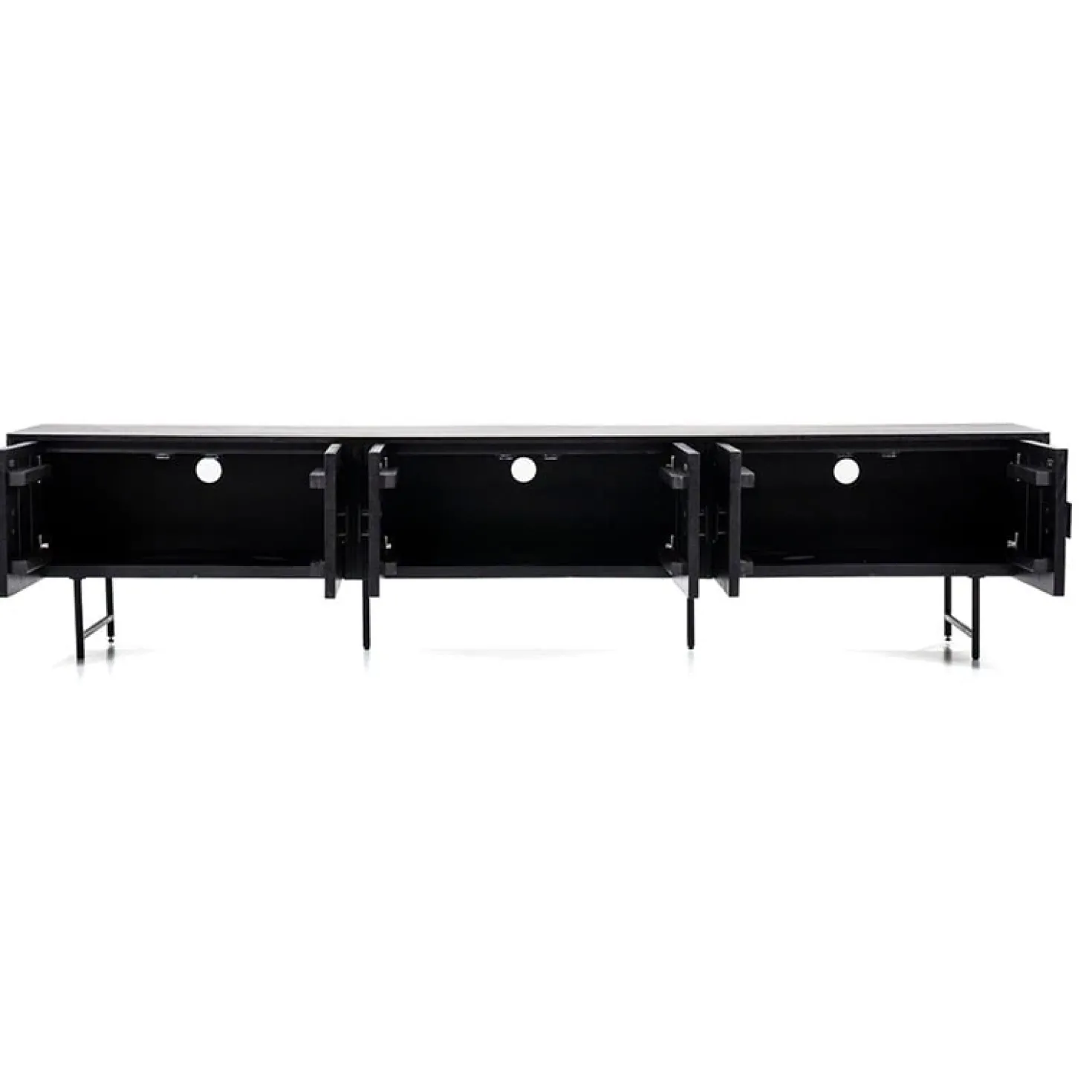 Eleonora tv meubel Remi 6-drs. 250cm bruin