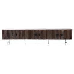 Eleonora tv meubel Remi 6-drs. 250cm bruin