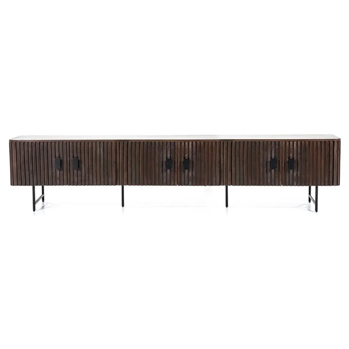 Eleonora tv meubel Remi 6-drs. 250cm bruin
