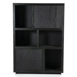 Eleonora vakkenkast Helsinki 120cm zwart