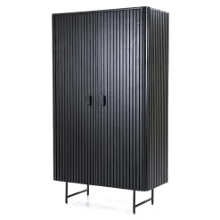 Eleonora wandkast Remi 2-drs. 96cm zwart
