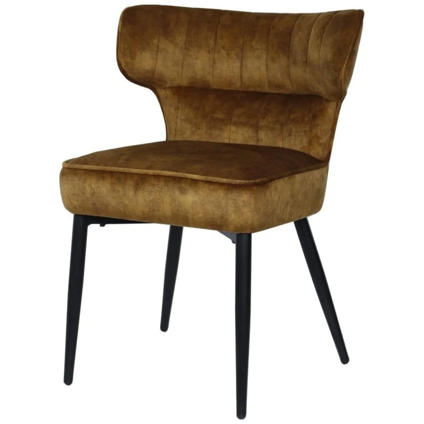 Elin Eetkamerstoel Bruin Velvet