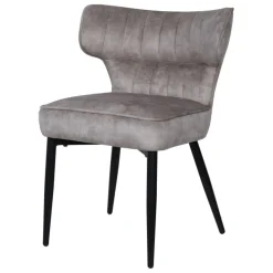 Elin Eetkamerstoel Taupe Velvet