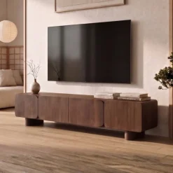 Elin Tv meubel Walnoot Pootjes 170 cm