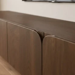 Elin Tv meubel Walnoot Pootjes 230 cm