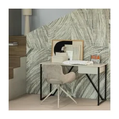 Eliva Eetkamerstoel structure velvet zand set van 2