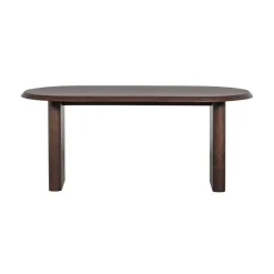 Ellips Eettafel mangohout walnoot 180cm