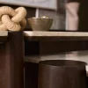 Elodie Bijzettafel Creme Marmer 57 cm