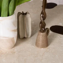 Elodie Bijzettafel Creme Marmer 57 cm