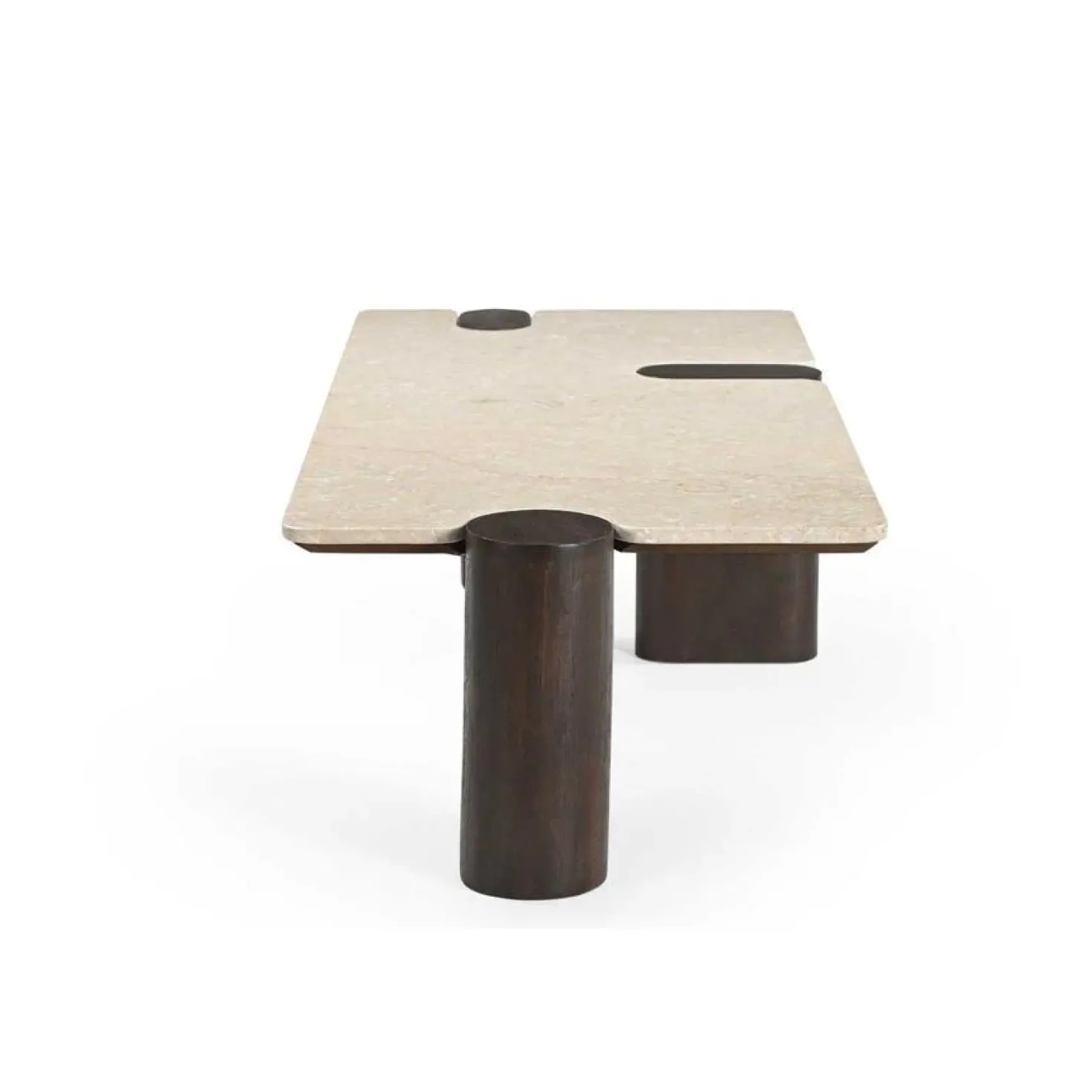 Elodie Salontafel Creme Marmer 128 cm