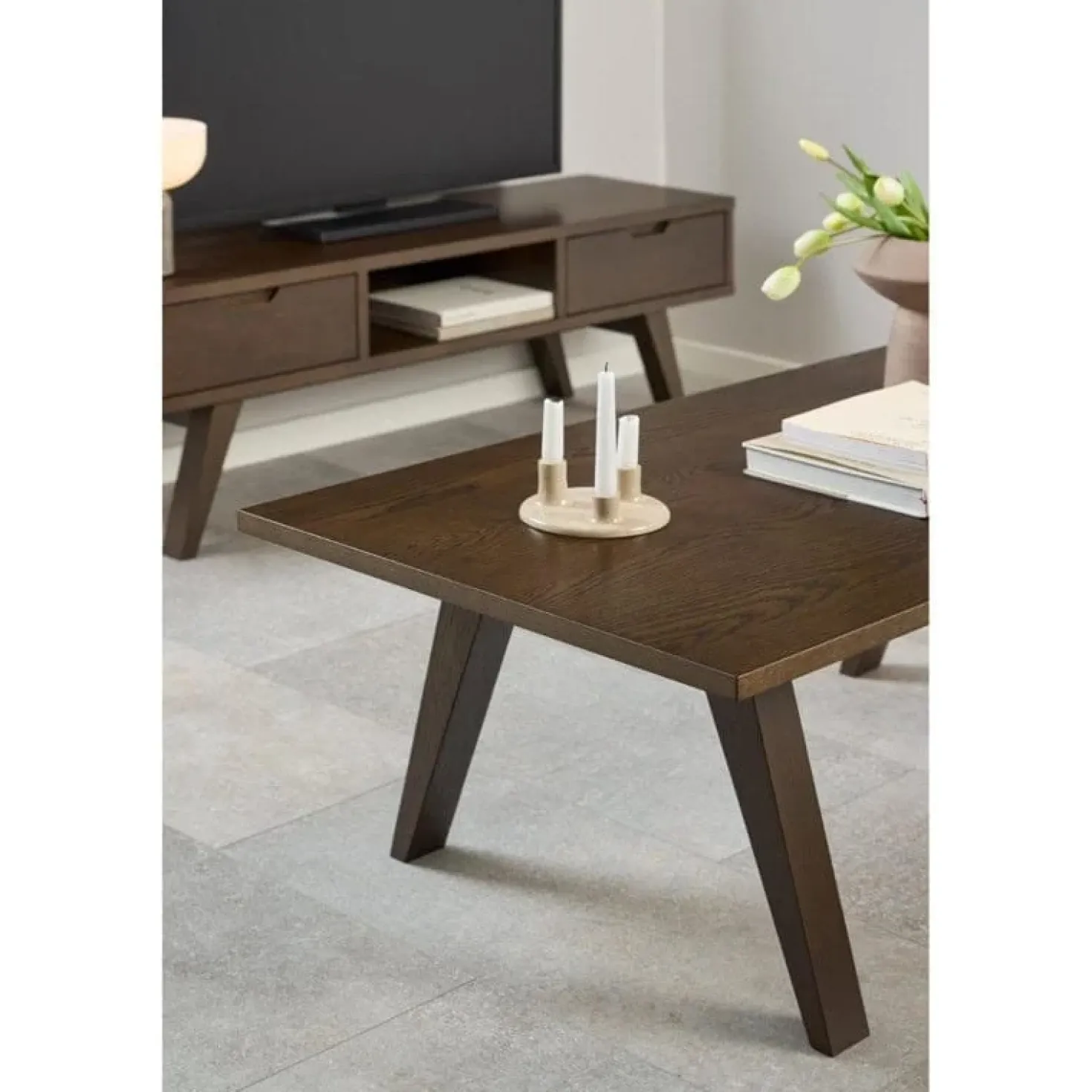 Eloria Tv meubel Bruin 150cm