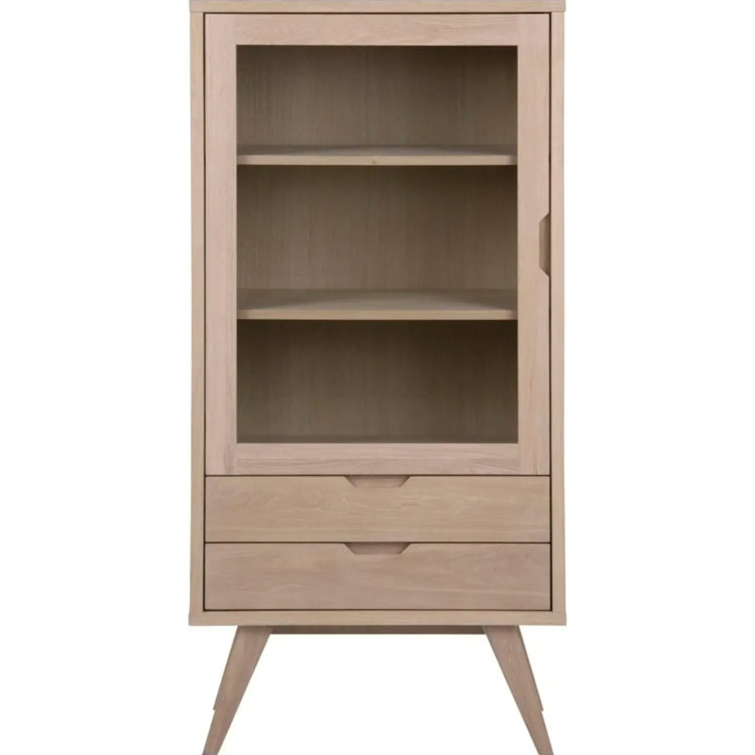 Eloria Vitrinekast laag Naturel 72cm
