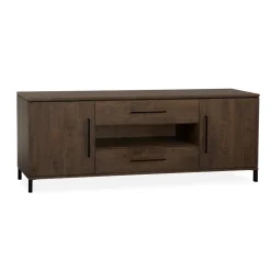 Elowen Dressoir groot 2-deurs Donkerbruin 222cm