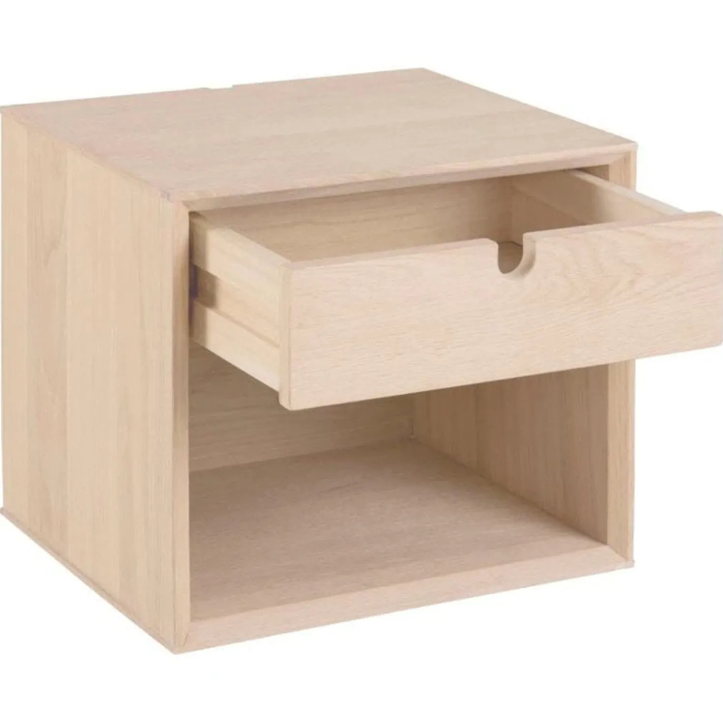 Elowen Nachtkastje hoog Naturel 37cm