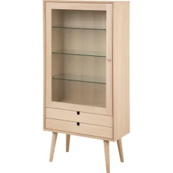 Elowen Vitrinekast Naturel 72cm