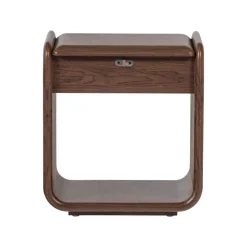 Elura Nachtkastje 1 lade Fineer Bruin 51cm