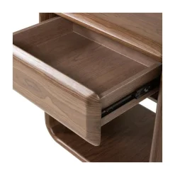 Elura Nachtkastje 1 lade Fineer Bruin 51cm