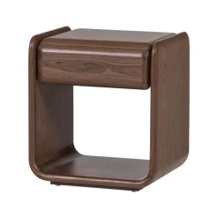 Elura Nachtkastje 1 lade Fineer Bruin 51cm