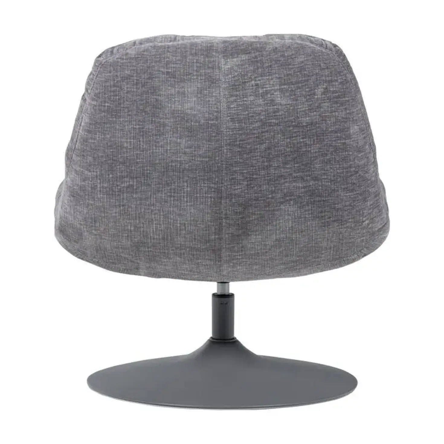 Elvi Draaifauteuil chenille structuur lichtgrijs
