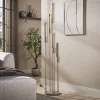 Elvira 5-lichts Vloerlamp getrapt Beige