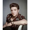 Elvis Presley portret - metalen bord