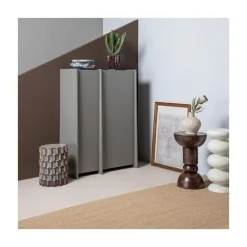 Emel Bijzettafel rond Mangohout Donkerbruin 40cm