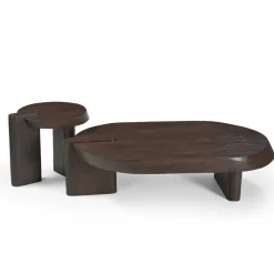 Enzo Salontafel bruin Mangohout 125 cm