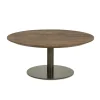 Esila Salontafel rond Bruin 80cm
