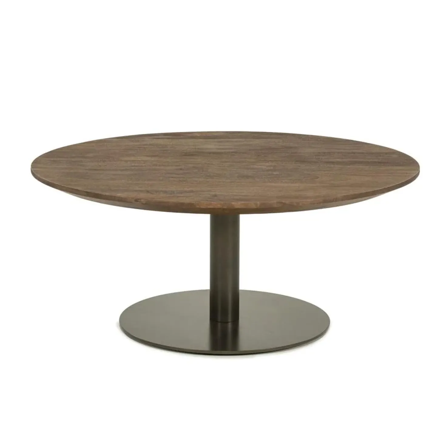 Esila Salontafel rond Bruin 80cm