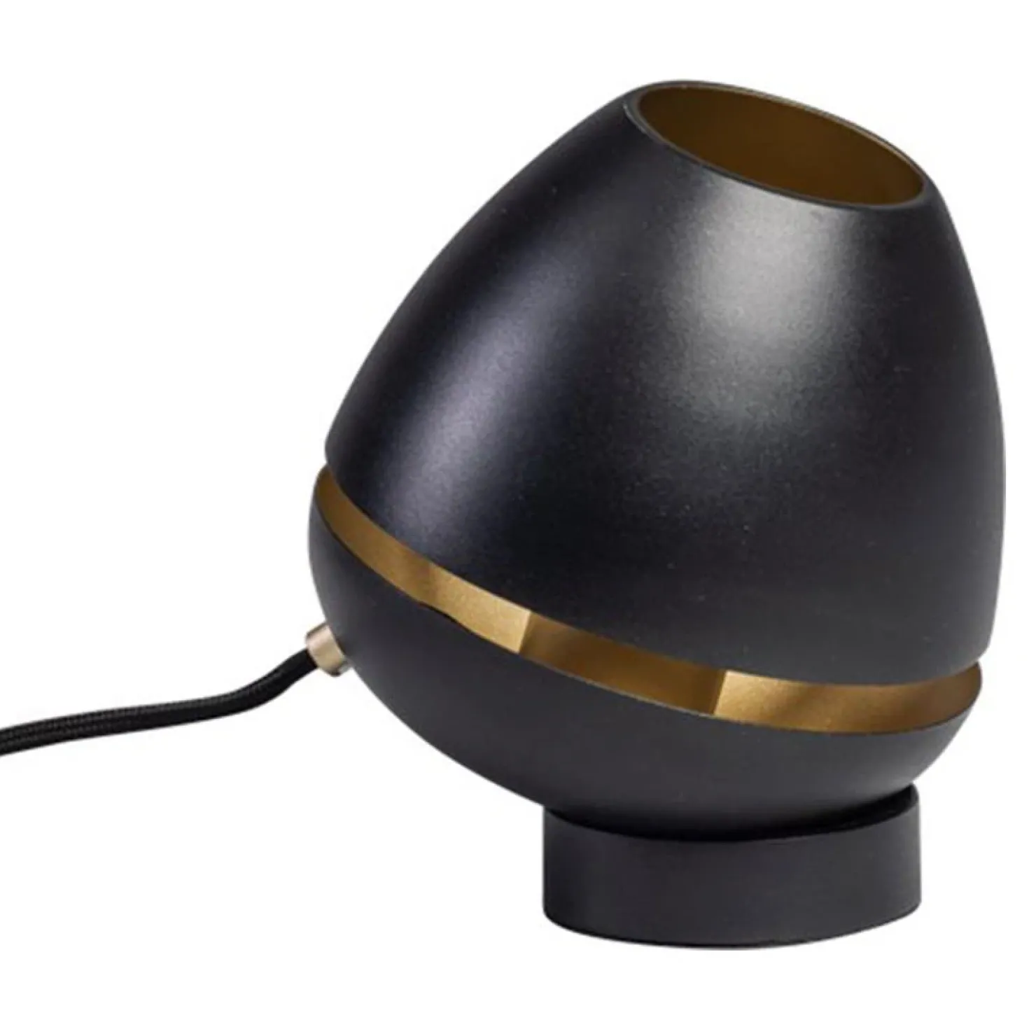 ETH Claire 1-lichts tafellamp zwart/goud