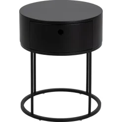 Evara Nachtkastje Zwart 40cm