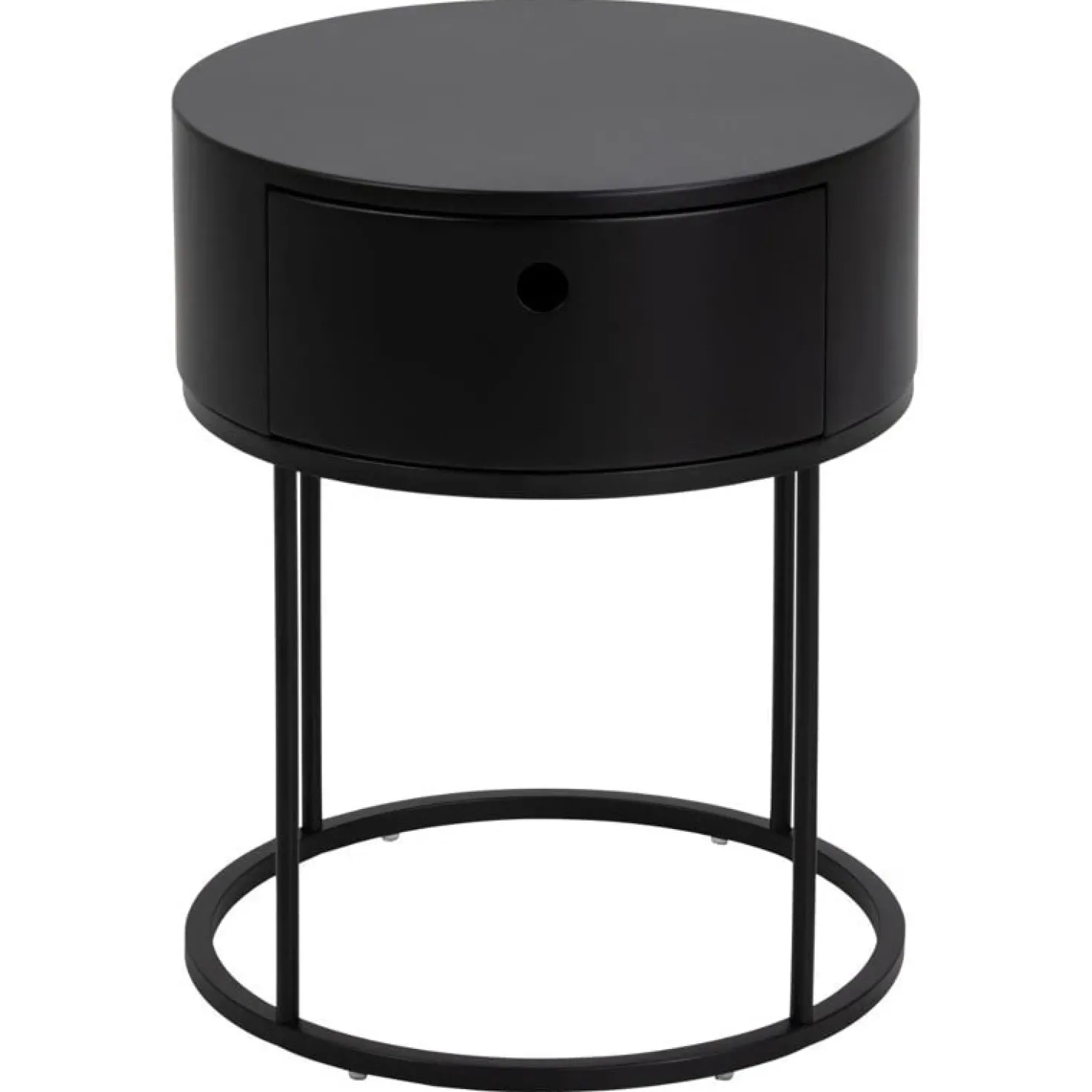 Evara Nachtkastje Zwart 40cm