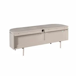 Evi Zwevend Tv meubel Taupe Mangohout 120cm