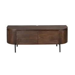 Evi Zwevend Tv meubel Walnoot Mangohout 120cm