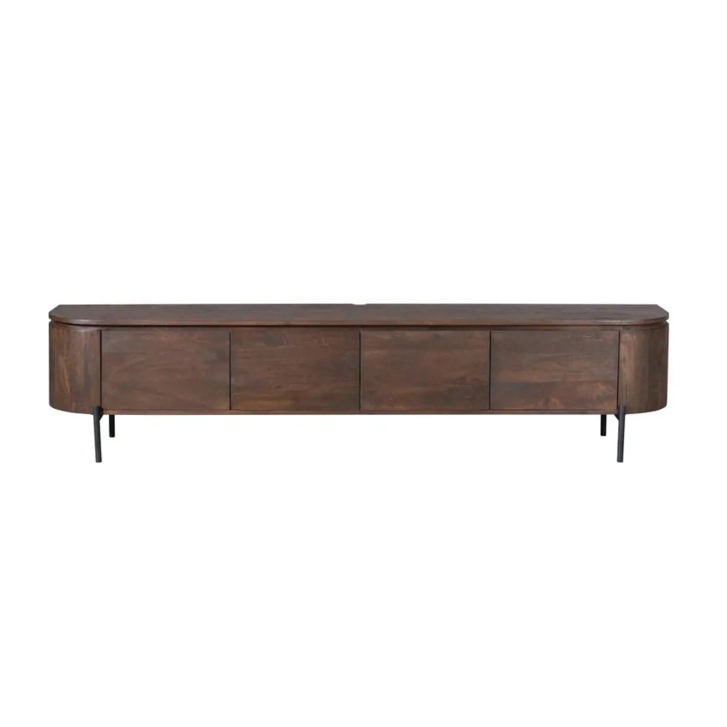 Evi Zwevend Tv meubel Walnoot Mangohout 200cm
