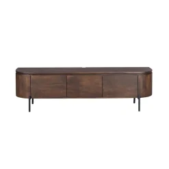 Evi Zwevend Tv meubel Walnoot Mangohout 160cm