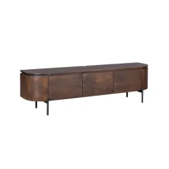 Evi Zwevend Tv meubel Walnoot Mangohout 160cm