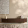 Evi Zwevend Tv meubel Walnoot Mangohout 240cm