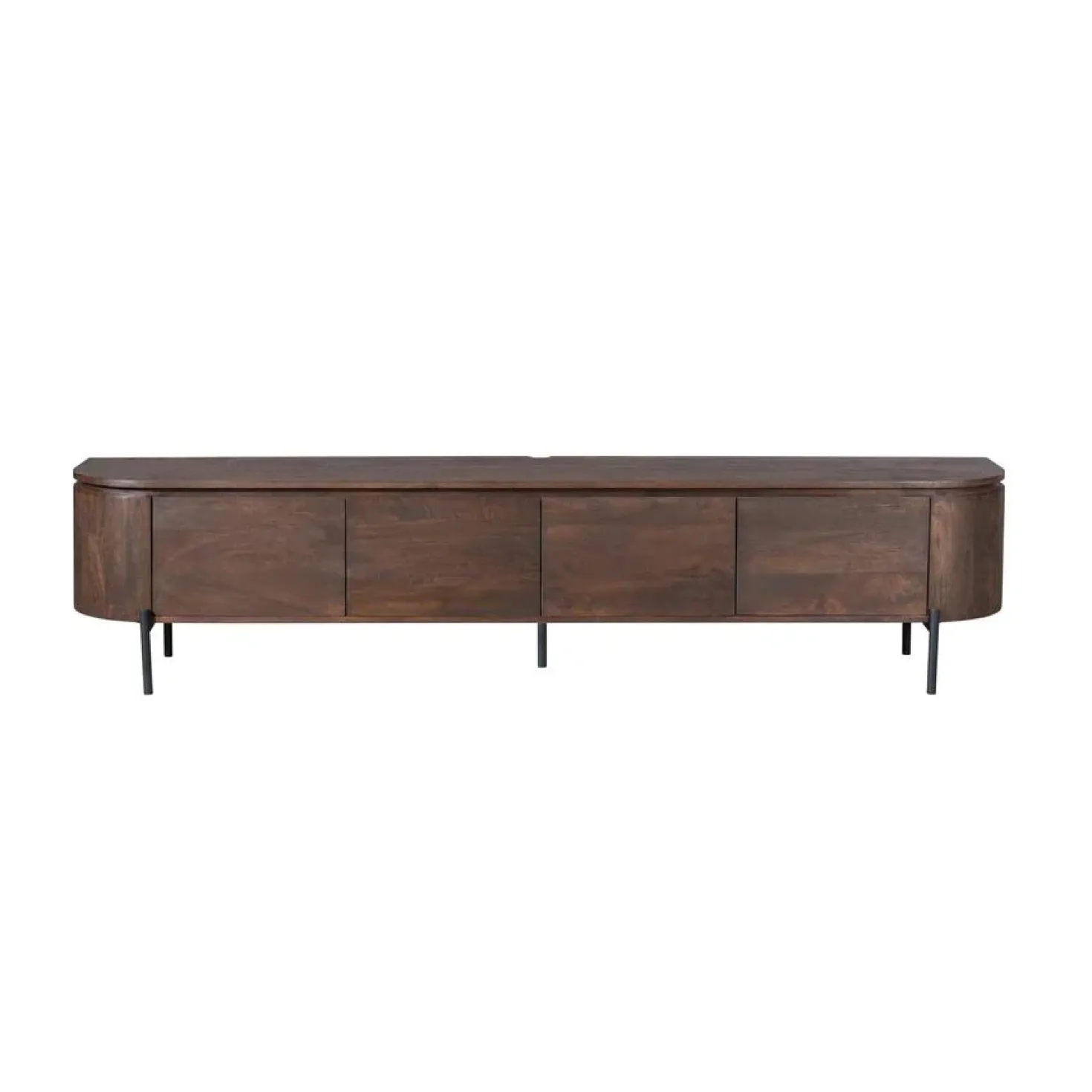 Evi Zwevend Tv meubel Walnoot Mangohout 240cm