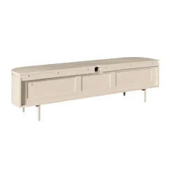 Evi Zwevend Tv meubel Zand Mangohout 160cm
