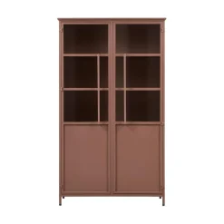 Exhibit Vitrinekast metaal tan 99 cm