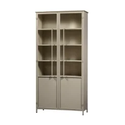 Exhibit XL 2-deurs Vitrinekast metaal zand 99 cm