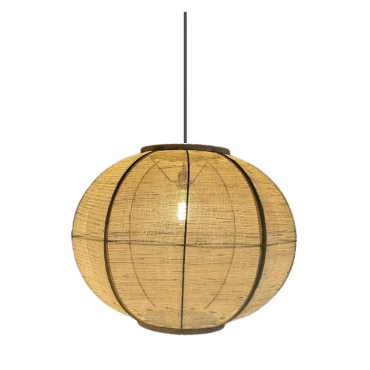 Fabric 1-lichts Hanglamp Zand 78cm