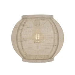 Fabric 1-lichts Plafondlamp Zand 33cm