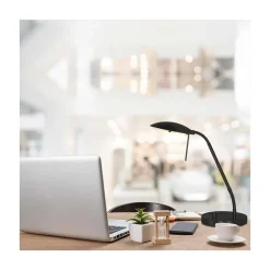 Fargo 1-lichts Bureaulamp Zwart