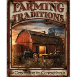Farming Traditions - metalen bord