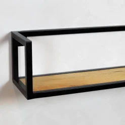 Farrow wandplank hout industrieel naturel 140