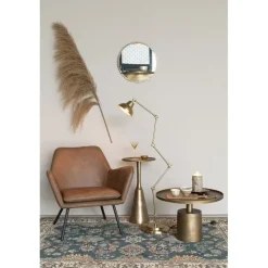Fauteuil Bon Bruin PU leer