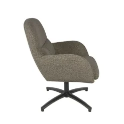Fauteuil Chill Zone Mushroom Boucle Zwarte poot