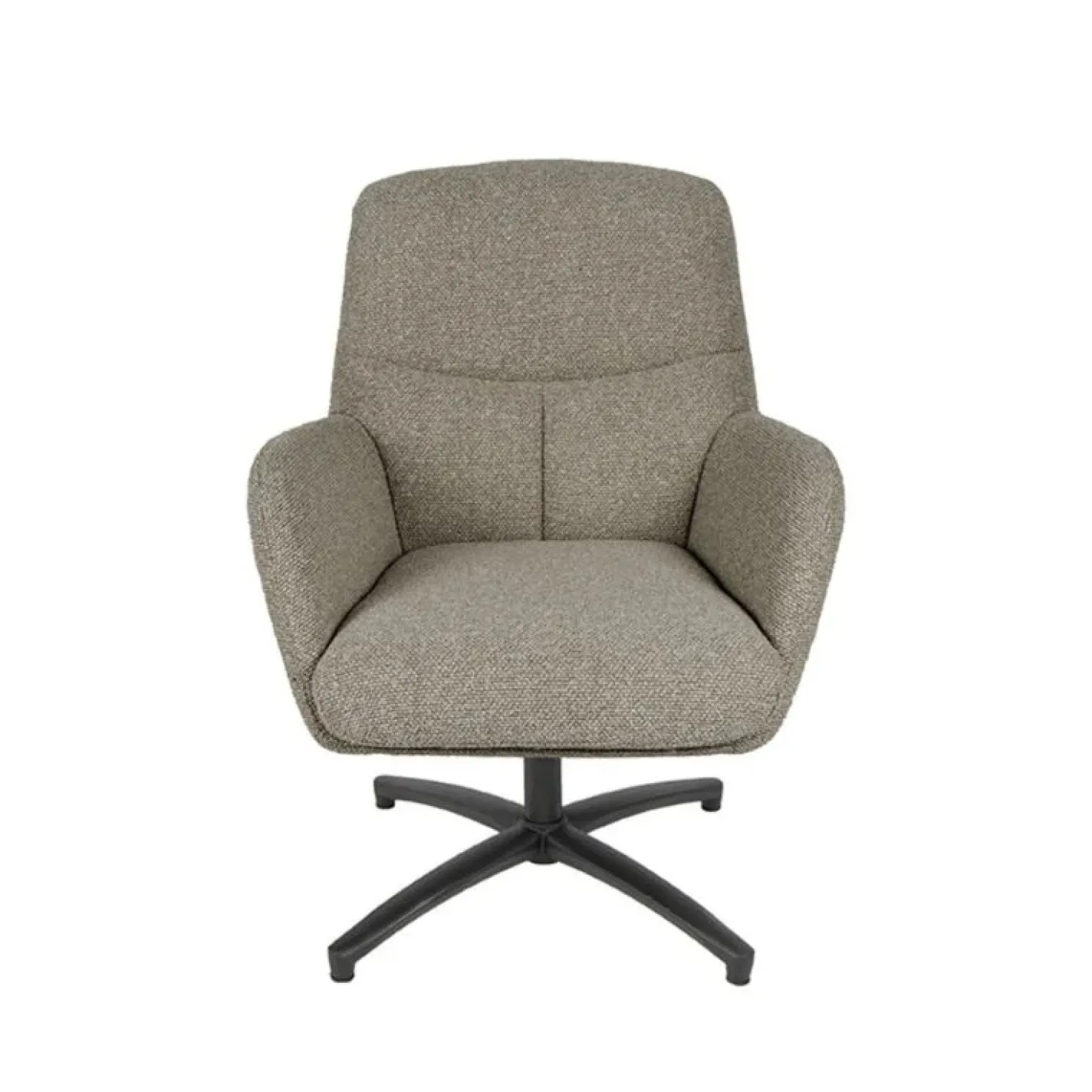 Fauteuil Chill Zone Mushroom Boucle Zwarte poot